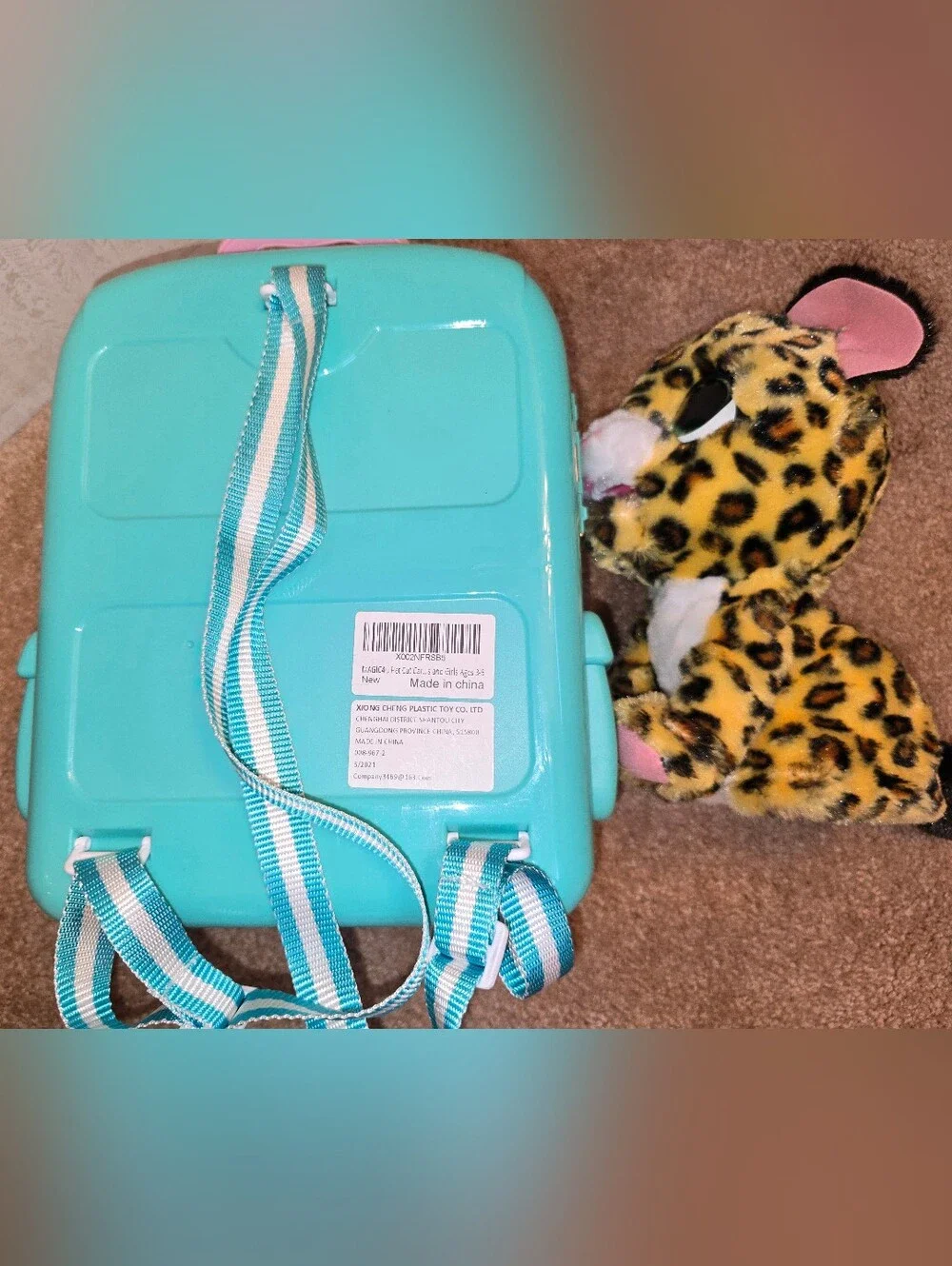 furReal Lil Wilds Lolly the Leopard Interactive Pet Toy Works, Carrying Backpack